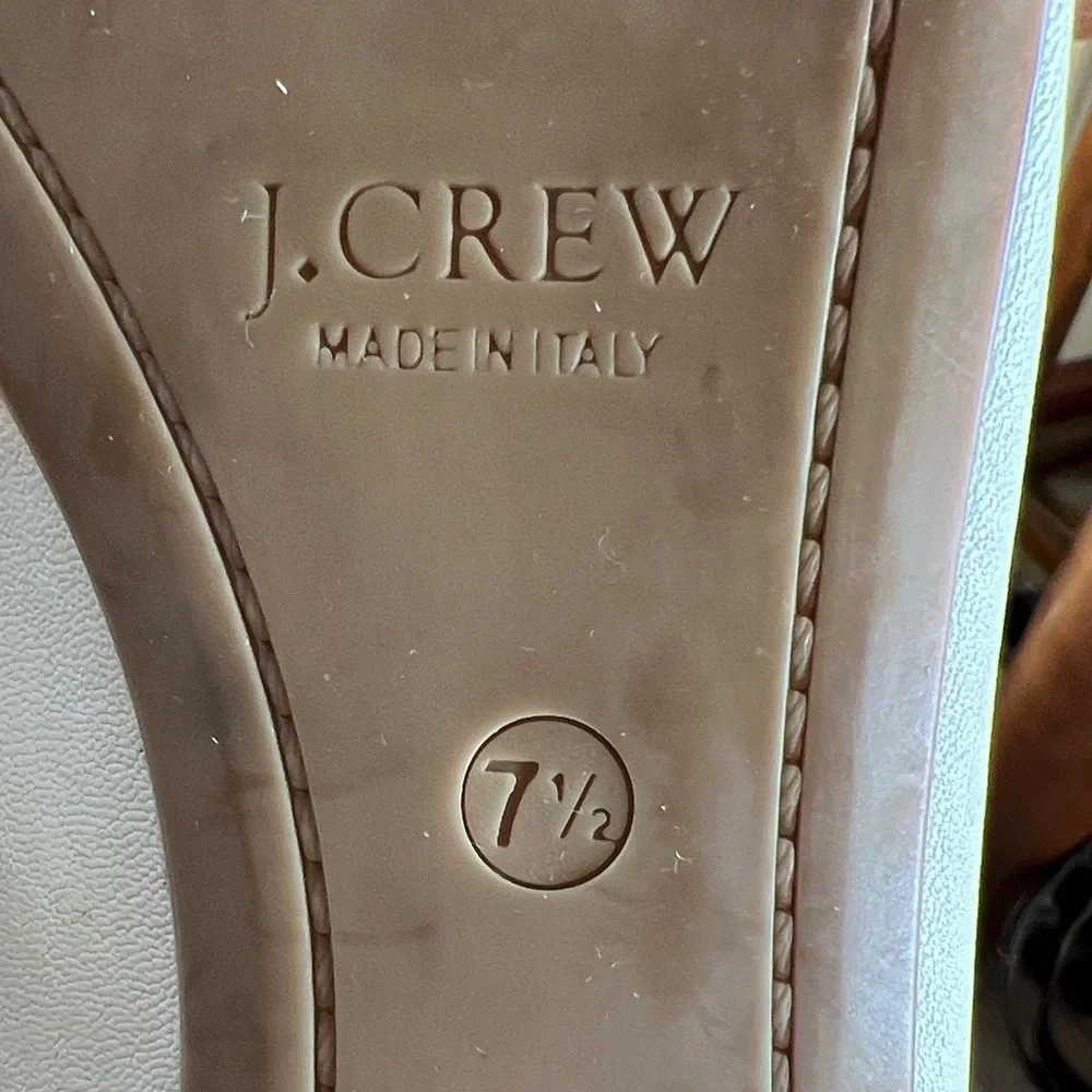 Retro Vintage J.Crew Spectator Oxford Ballet Flats Made in Italy Preppy Hipster - Picture 8 of 9